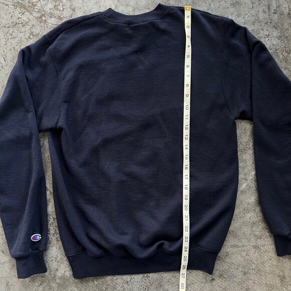 Champion Smith College Alumna Navy Blue Crewneck Sweatshirt Small Eco Fleece - Picture 6 of 7